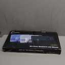 Wireless Keyboard and Mouse Backlit - Typewriter Keyboard with Retro Round Keycaps, Detachable Wrist Rest, Light Up Letters, 2.4G Rechargeable Combo for Mac, Windows, PC, Laptop, Trueque (White)