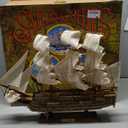 Wooden Sailing Ship Nautical Model 10" White Sails