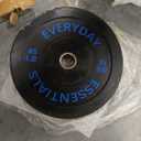 Fitvids 2-Inch Olympic Bumper Plates, Perfect Weight Plates for Weightlifting and Strength Training, Multiple Weights