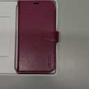 TUCCH Wallet Case for iPhone 13 6.1-inch 5G, [RFID Blocking] Card Slots Holder Stand [Shockproof TPU Interior Case] PU Leather Magnetic Protective Flip Cover Compatible with iPhone 13, Plum Purple