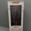 200pcs Birch Twigs 100% Natural Birch Branches for Decorating, DIY Crafts, Flower Arrangement  Decorative birch sticks for Vase, Centerpieces, Halloween Broom, Dried Plants Home Decor (17inch)