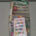 Montessori Wooden Beads Sequencing Toy Set, Stacking Blocks & Lacing Beads & Matching Shape Stacker for 2 3 4 5 Year Old STEM Preschool Learning Montessori Toys Gifts for Kids Boy Girl Toddler