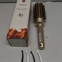 AIMIKE Round Brush for Blow Out, Medium Round Hair Brush Nano Thermal Ceramic & Ionic Tech, for Blow Drying & Styling, Curling and Shine - 2.9 inch Barrel w/Boar Bristles