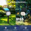 Solar Spot Lights Outdoor Waterproof IP65, 3 Modes Solar Lights Outdoor 35 LED Landscape Lighting, Spot Uplights for Garden Patio Yard Walkway Driveway House Backyard, 6 Pack Neutral White(4000K)