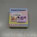 Instant Print Camera for Kids, App Printing, 1080P Video, Dual-Lens Selfie Digital Camera with 32G SD, Christmas Birthday Gifts for Girls Boys 4 5 6 7 8 9 10 11 12 Year Old, Portable Toddler Toy (Pink)