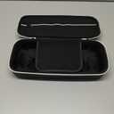 Orzly Carry Case designed for Playstation Portal remote player for PS5 Console holds accessories, Travel and Storage Protection for headset charger and more BLACK/WHITE - Gift box edition