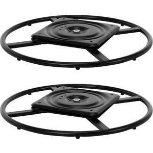 24" Replacement Ring Base w/Swivel for Recliner Chair Rocker Couch Sofa Seat Furniture,Recliner Rocker Swivel Base 360 Degree Set of 2
