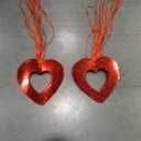 Valentine's Day Glitter Heart Swirl Hanging Decoration - Bridal Shower, Engagement, Anniversary,Wedding Party Decorations