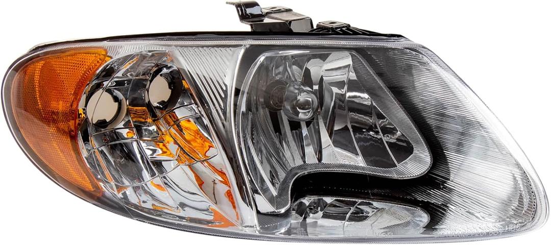 TRQ Passenger Side Headlight Assembly
For 2001-2007 Chrysler Town & Country 2001-2003 Voyager Dodge Caravan Grand Caravan CH2503129