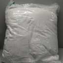 Set of 2 100% Cotton Fabric Plump Throw Pillow Inserts, Down Alternative Decorative Couch Pillow Inserts, 26 X 26 Inches White