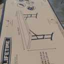 Lifetime 6-Foot Adjustable Height Nesting Table, Commercial, White Granite