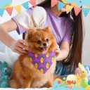 Abbylike 100 Pcs Easter Dog Bandanas Bulk Bunny Egg Carrot Bandanas for Dogs Triangle Kerchief Bibs Scarf Set for Pet Costume Easter Photo Props Accessories Pet Shops, 25 Styles (19.7 x 13.8 x 13.8)