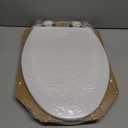 Bemis 1500EC 390 Lift-Off Wood Elongated Toilet Seat, Cotton White (Pack of 1)