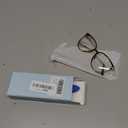 Gaoye Blue Light Blocking Glasses - Trending Round TR90 Frames, Metal Arms, UV400 Protection - Matching Soft Case (*1-tea Leopard/Transparent Lens)