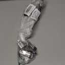 HOUSE DAY Legging Organizer for Closet, Metal Yoga Pants Hanger 2 Pack w/10 Clips Holds 20 Leggings, Space Saving Hanger Closet Organizers and Storage, Clips Hanger for Pants, Skirts, Hats, Black