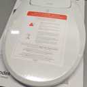 Brondell Bidet Toilet Seat Non-Electric Swash Ecoseat, Fits Elongated Toilets, White - Dual Nozzle System, Ambient Water Temperature - Bidet with Easy Installation