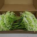 ULDIGI 18Pcs Faux Breath Flowers Bouquets Realistic Gypsophila for Wedding Centerpieces Floral Arrangements Home Decor Durable Maintenance Simulated Flowers White