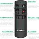 AODELAN Camera Remote Wireless Shutter Release Take Photos and Videos for Sony A7 III, A7R III, A7R IV, A7C, A6100, A6400, RX100 VII, RX0 II, A9, A9 II