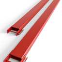 96 Inch Forklift Pallet Extensions, Fork Extensions 5.3 Inch Width, 5500 LBS Capacity Heavy Duty Fork Extensions for Forklifts, 1 Pair Forklift Extensions for Forklift Truck