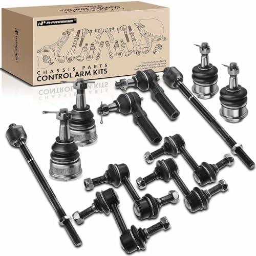A-Premium 10Pcs Front & Rear Suspension Kit, Upper Lower Ball Joint, Inner Outer Tie Rod End, Sway Bar Links, Compatible with Chevrolet Corvette 1997-2011, Cadillac XLR 2004-2009