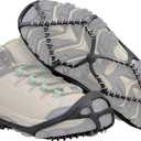 Walk Traction Cleats Ice Snow Grips Crampons for Boots and Shoes - Anti-Slip Portable Flexible Footwear for Running on Snow and Ice (Medium(US SIZE 4-9))