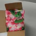Hoteam 24 Counts Pink White Hawaiian Leis Necklace Tropical Flower Lei Floral Luau Party Decorations Hawaiian Flower Luau Necklaces Hula Dance Garland Headbands for Beach Birthday Wedding Party Favor