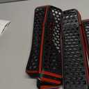 Hoolcar Front Grill Insert Cover Trim Kit Compatible with Jeep Wrangler JL JLU 2018-2024 2025 Front Honeycomb Grille Cover Guard Exterior Accessories, Black, 7 PCs