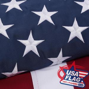 4x6 American Flag for Outside, Embroidered Super Heavy Duty USA Flags for 250th Anniversary Outdoor, the United US Flag with 2 Brass Grommets 4th of July Memorial Day