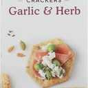 Simple Mills Organic Seed Crackers, Garlic & Herb - Gluten Free, Vegan, Healthy Snacks, Paleo Friendly, 4.25 Ounce (Pack of 1)