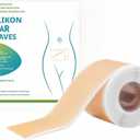 2 x Silicone Scar Tape, (1.6X116 inches), Silicone Scar Tape for Scar Removal Treatment, Suitable for Caesarean Section, Scars, Burns, Acne, Surgical Scars