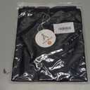 ANRABESS Women's Long Sleeve Shirts Casual Loose V Neck Basic Tees Tops 2026 Fall T-Shirt Outfits (Black, XS)