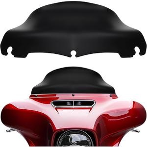 JMTBNO Black 9" Wave Windshield Windscreen Compatible for 2014-2024 Harley Davidson Touring Street Glide/Electra Glide/Ultra Limited/Tri Glide FLHT FLHX FLHXS FLHTK