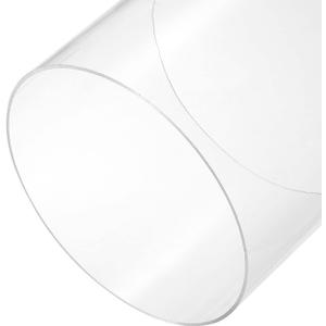 MECCANIXITY Acrylic Pipe Clear Rigid Round Tube 195mm(7.7") ID 200mm(7 7/8") OD 6" for Lamps and Lanterns, Water Cooling System