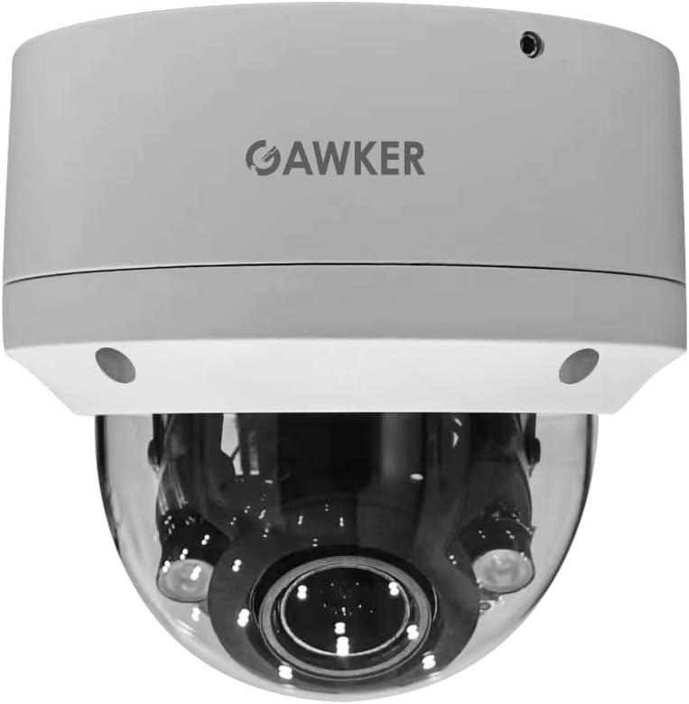 GAWKER G1083PDIR Dome CCTV Security Camera, 1080P HD-TVI/AHD/CVI and CVBS(Default) Video Out switchable, True Day & Night, IP66 Vandal Proof, 2.8-12mm Lens, IR Smart, DC12V/AC24V.