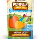 Weruva Pumpkin Patch Up! Pumpkin Pouches for Dogs & Cats (1.05 Ounce (Pack of 12)), Best By: OCT 30 2026