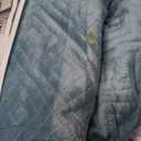 Timeles Velvet Recliner Chair Cover, 100% Waterproof Recliner Covers That Stay in Place with Pocket for Pets & Dogs (Medium: 25", Sky Blue)