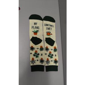 Funny Plants Socks For Women, Great Gardener Gift for Plant Lovers, One Size