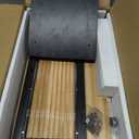 LOHASOK Bread Box for Kitchen Countertop Large Bread Box Farmhouse Bread Container Bread Storage with Window Bread Holder Black