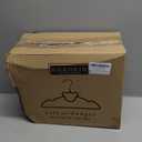 60 Pack Pink Velvet Kids Clothes Hangers - 12.6in for Ages 4-10, with Cute Bear, Rotating Rose Gold Hook, Non-Slip, Space-Saving Slim Felt Hangers for Toddler Coats, Jackets, Dresses