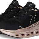 Skechers Womens Glide-Step Altus-starlightt Shine Hands Free Slip-ins (9, Bkrg=black/Rose Gold)
