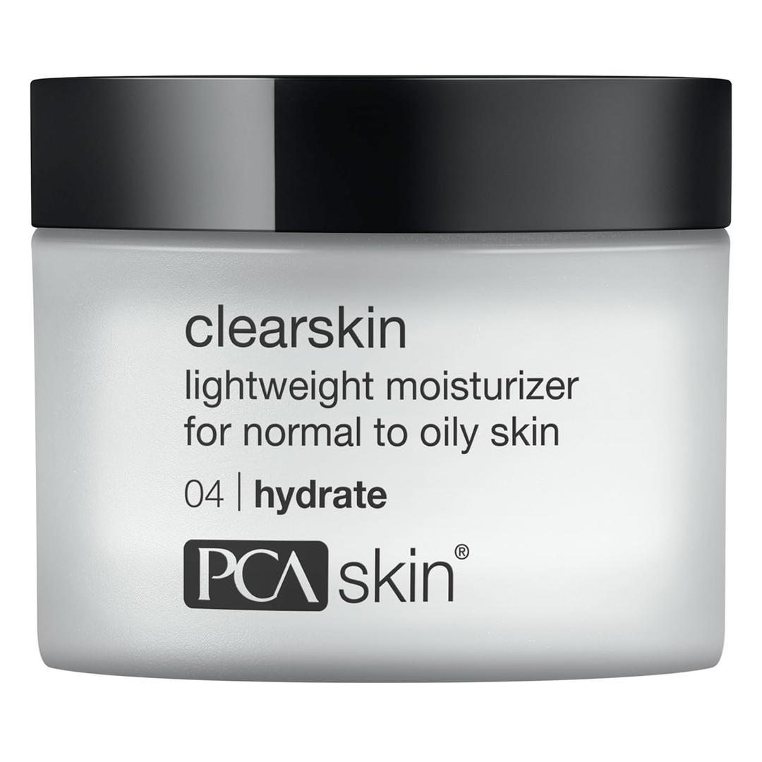 PCA SKIN Clearskin Lightweight Face Moisturizer for Oily Skin, Daily Hydrating Facial Moisturizer for Oily, Acne-Prone, and Sensitive Skin, Quick Absorbing, Reduces Discolorations, 1.7 oz Jar