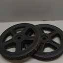 AR-PRO 6-Inch Lawn Mower Wheels - Replacement 6" Push Lawn Mower Wheels with 1-1/2" Width Hub and 1/2" Bearings - Fit for Standard Lawn Mowers, Pressure Washers, Generators and More (2-Pack)