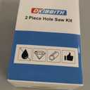 TCT Hole Saw Set, 2-Pack of 1/2" (12mm) Heavy Duty Tungsten Carbide Tipped Hole Cutters for Stainless Steel Mild Steel Copper Iron Brass Plastic and More, with Titanium-Plated Pilot Drill Bits