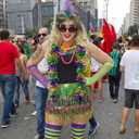 SATINIOR 8 Pcs Mardi Gras Costume Set Women, Tutu Skirt Outfit with Feather Boa & Headband, Carnival Party Favor Accessories (S)