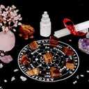 YATOJUZI 1LB Tiger's Eye Tumbled Polished Natural Crystals Stones Bulk Crystal Gemstones Wholesale for Tumbling Cabbing Decoration Gifts (450g)