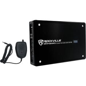 Rockville Krypton MF3 Black 4 Channel Marine Amplifier Boat Amp