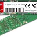 Silicon Power 128GB A55 M.2 SSD (SLC Cache For Speed Boost) SATA III Internal Solid State Drive 2280 (SU128GBSS3A55M28AB)