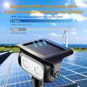 Ollny Solar Lights Outdoor Waterproof IP65, 4 Pack Super Bright LED 2 Lighting Modes 360 Rotation Solar Spot Lights Outdoor, Auto On/Off Landscape Lighting for Yard Garden Pathway 3000K Warm White