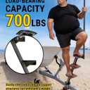 Heavy Duty Boat Trailer Steps with Safety Handle, EVA Anti-Slip Mat, 700 Lbs Capacity, 4 Step Tongue Ladder with Handle, Easy Installation, Universal Fits for Trailers Tongue Steps