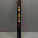 Lightsaber Rechargeable 7 RGB Color Metal Hilt Dueling LED 38inch Light Saber for Adults Cosplay Accessories with Sound Mode (Black)